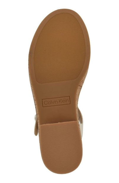 Женские босоножки Calvin Klein на каблуке 39,5 (9 US) 25,8 см Молочный 1159840862