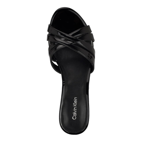 Женские босоножки Calvin Klein на каблуке 37,5 (7 US) 24 см Черный 1159850192