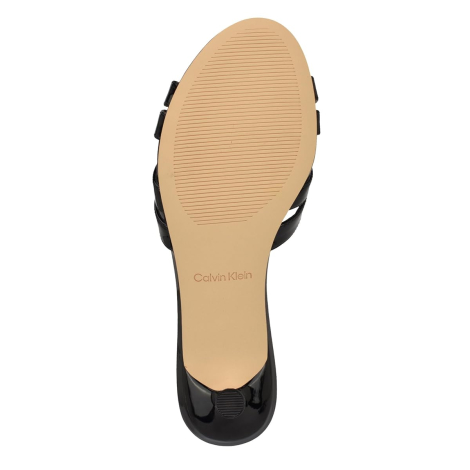 Женские босоножки Calvin Klein на каблуке 37,5 (7 US) 24 см Черный 1159850192