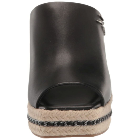 Жіночі босоніжки Karl Lagerfeld Paris на танкетці 37 (6,5 US) 23,5 см Чорний 1159852678