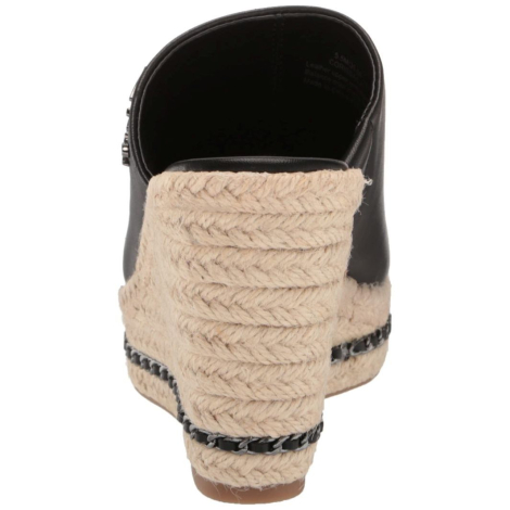 Женские босоножки Karl Lagerfeld Paris на танкетке 37 (6,5 US) 23,5 см Черный 1159852678