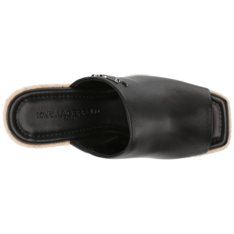 Женские босоножки Karl Lagerfeld Paris на танкетке 37 (6,5 US) 23,5 см Черный 1159852678