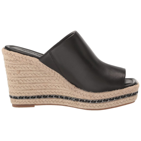 Женские босоножки Karl Lagerfeld Paris на танкетке 37 (6,5 US) 23,5 см Черный 1159852678