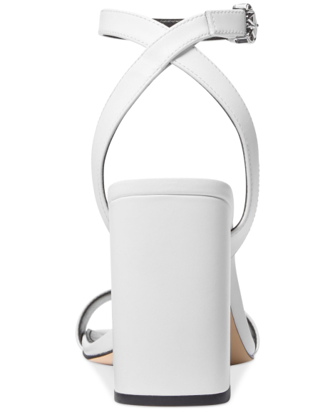 Шкіряні босоніжки Merriam Michael Kors на підборах 40,5 (9,5 US) 26 см Білий 1159853285