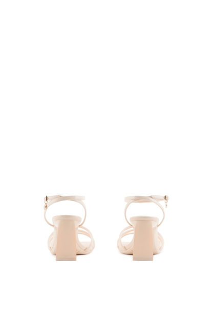 Жіночі босоніжки Armani Exchange на підборах 37 (7 US) 24,5 см Бежевий 1159857540