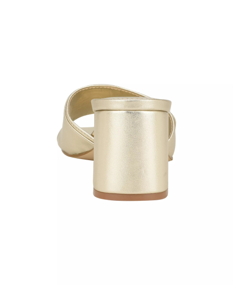 Женские босоножки Gallai GUESS на каблуке 36,5 (6 US) 23 см Золотистый 1159861630
