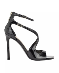 Женские лакированные босоножки Sella Guess на высоком каблуке 36,5 (6 US) 23 см Черный 1159840125