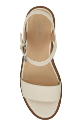 Женские босоножки Calvin Klein на каблуке 39,5 (9 US) 25,8 см Молочный 1159840862