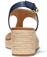 Женские босоножки Laney Michael Kors на танкетке 38 (7,5 US) 24,5 см Синий 1159842064