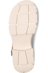 Женские замшевые босоножки Ashton UGG на платформе 40 (9 US) 26 см Бежевый 1159842289