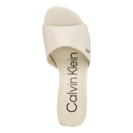 Женские лакированные босоножки Ulaka Calvin Klein на каблуке 39,5 (9 US) 25,5 см Молочный 1159842929