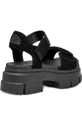 Жіночі замшеві босоніжки Ashton UGG на платформі 40 (9 US) 25,5 см Чорний 1159845204