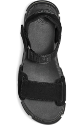 Жіночі замшеві босоніжки Ashton UGG на платформі 40 (9 US) 25,5 см Чорний 1159845204