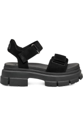 Жіночі замшеві босоніжки Ashton UGG на платформі 40 (9 US) 25,5 см Чорний 1159845204