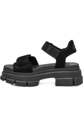 Жіночі замшеві босоніжки Ashton UGG на платформі 40 (9 US) 25,5 см Чорний 1159845204