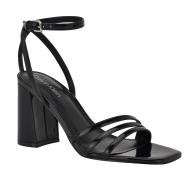 Женские босоножки Quiva Calvin Klein на каблуке 38,5 (8 US) 24,5 см Черный 1159845751