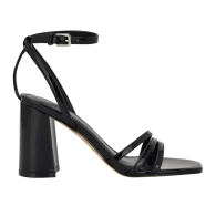 Женские босоножки Quiva Calvin Klein на каблуке 38,5 (8 US) 24,5 см Черный 1159845751