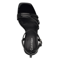 Женские босоножки Quiva Calvin Klein на каблуке 38,5 (8 US) 24,5 см Черный 1159845751