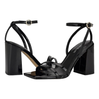 Женские босоножки Sassa Calvin Klein на каблуке 38 (7,5 US) 24 см Черный 1159849837