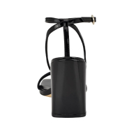 Женские босоножки Sassa Calvin Klein на каблуке 38 (7,5 US) 24 см Черный 1159849837