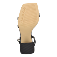 Женские босоножки Sassa Calvin Klein на каблуке 38 (7,5 US) 24 см Черный 1159849837