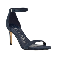 Женские замшевые босоножки Calvin Klein на каблуке 39,5 (9 US) 25,5 см Синий 1159852218