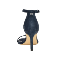 Женские замшевые босоножки Calvin Klein на каблуке 39,5 (9 US) 25,5 см Синий 1159852218