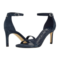 Женские замшевые босоножки Calvin Klein на каблуке 39,5 (9 US) 25,5 см Синий 1159852218