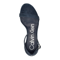 Женские замшевые босоножки Calvin Klein на каблуке 39,5 (9 US) 25,5 см Синий 1159852218