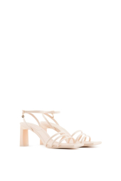 Жіночі босоніжки Armani Exchange на підборах 37 (7 US) 24,5 см Бежевий 1159857540