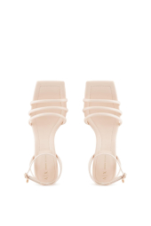 Жіночі босоніжки Armani Exchange на підборах 37 (7 US) 24,5 см Бежевий 1159857540