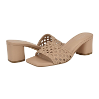 Женские босоножки Brianny Calvin Klein на каблуке 39,5 (9 US) 25,5 см Бежевый 1159861297