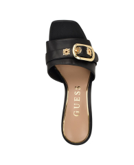 Женские босоножки GUESS на каблуке 36,5 (6 US) 23,5 см Черный 1162783805
