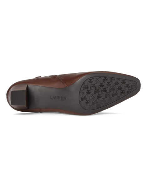 Женские кожаные ботильоны Ralph Lauren 39 (8 US) 26 см Коричневый 1159842803