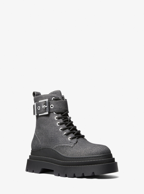 Кожаные ботинки Colby Michael Kors 38,5 (8 US) 25,5 см Серый 1159839259