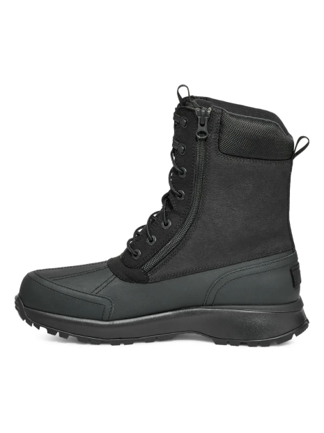Чоловічі черевики Emmett Duck Boot Hi UGG шкіряні 45 (12 US) 30 см Чорний 1159841952