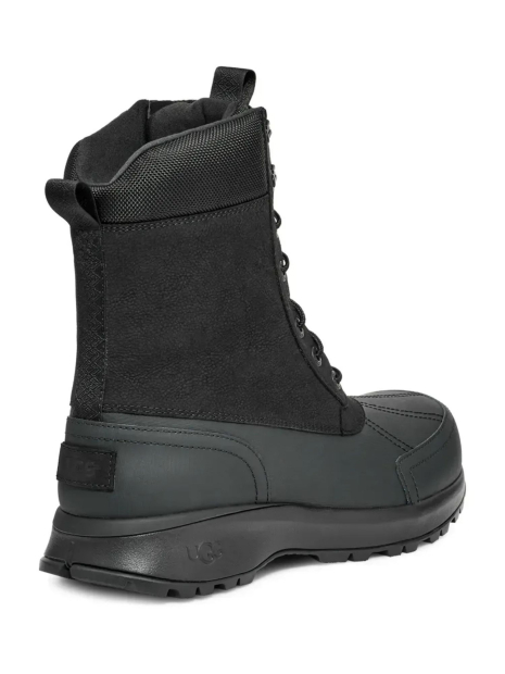 Чоловічі черевики Emmett Duck Boot Hi UGG шкіряні 45 (12 US) 30 см Чорний 1159841952
