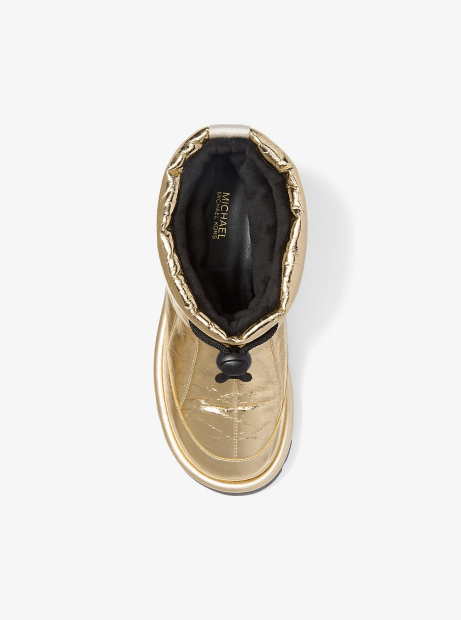 Кожаные ботинки Barton Michael Kors 40 (9 US) 26 см Золотистый 1159844089