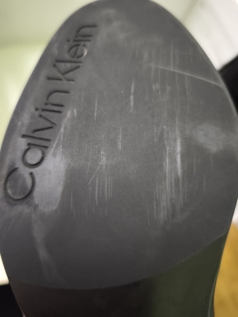 Жіночі ботильйони Calvin Klein черевики на підборах 40,5 (10 US) 27 см Чорний 1159847530