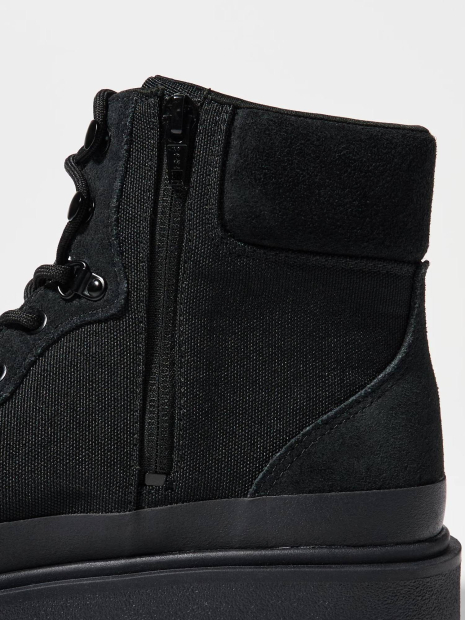 Ботинки UNIQLO со шнуровкой 38 (7 US) 25 см Черный 1159853163