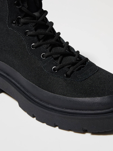 Ботинки UNIQLO со шнуровкой 38 (7 US) 25 см Черный 1159853163