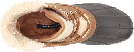 Черевики Tommy Hilfiger на хутрі 37,5 (7 US) 24 см Коричневий 1159855649