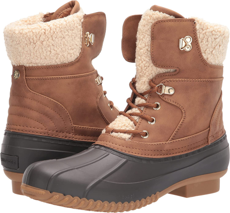 Черевики Tommy Hilfiger на хутрі 37,5 (7 US) 24 см Коричневий 1159855649