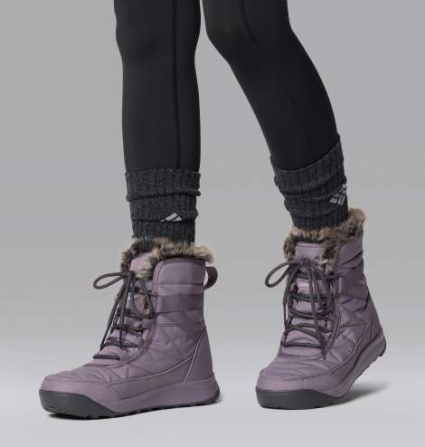 Женские ботинки Minx Shorty с мехом COLUMBIA 40 (9 US) 26,5 см Сиреневый 1159863883