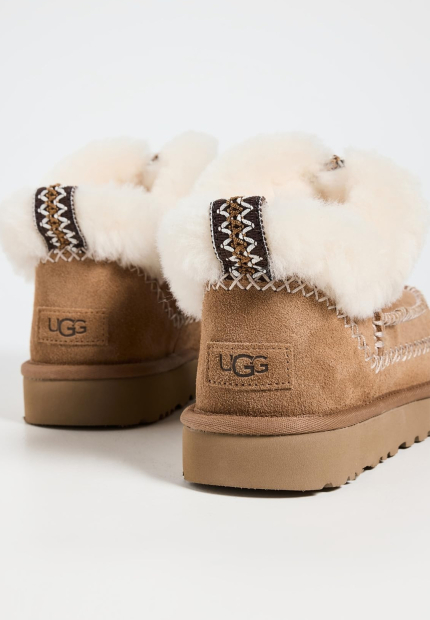 Замшевые ботинки UGG 39 (8 US) 25,5 см Коричневый 1160180904