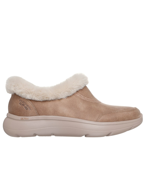 Женские ботинки из экозамши Skechers с экомехом 36 (6 US) 23,5 см Бежевый 1162599593
