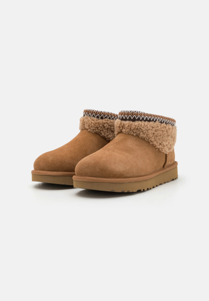Женские ботинки замшевые UGG 40 (9 US) 26 см Коричневый 1162674058