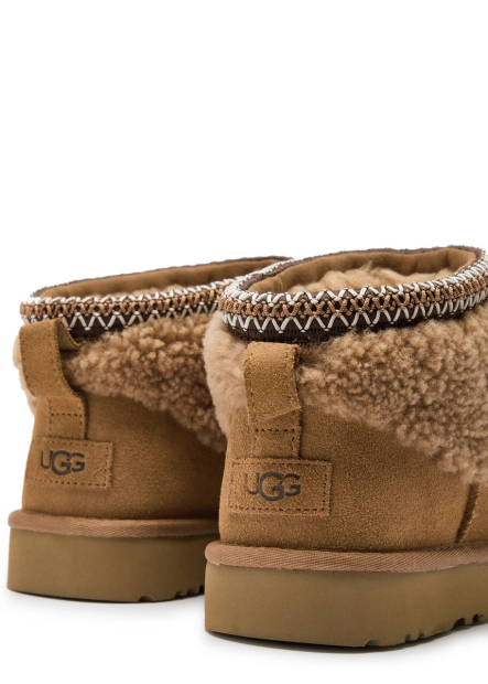 Женские ботинки замшевые UGG 40 (9 US) 26 см Коричневый 1162674058