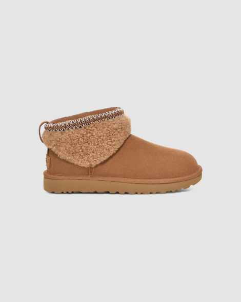 Женские ботинки замшевые UGG 40 (9 US) 26 см Коричневый 1162674058