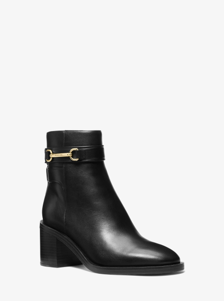 Женские ботинки Carson Michael Kors на каблуке 38,5 (8 US) 25 см Черный 1163125688